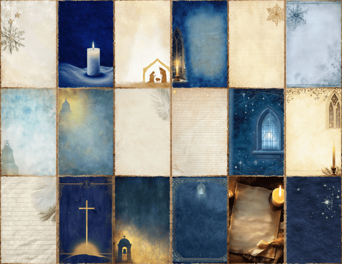 Silent Night Journal Pages All Bundles Journal Pages new bundles all - WondersArtist