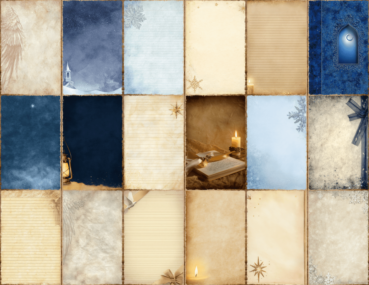 Silent Night Journal Pages All Bundles Journal Pages new bundles all - WondersArtist