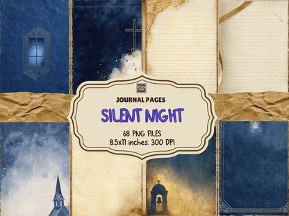 Silent Night Journal Pages All Bundles Journal Pages new bundles all - WondersArtist