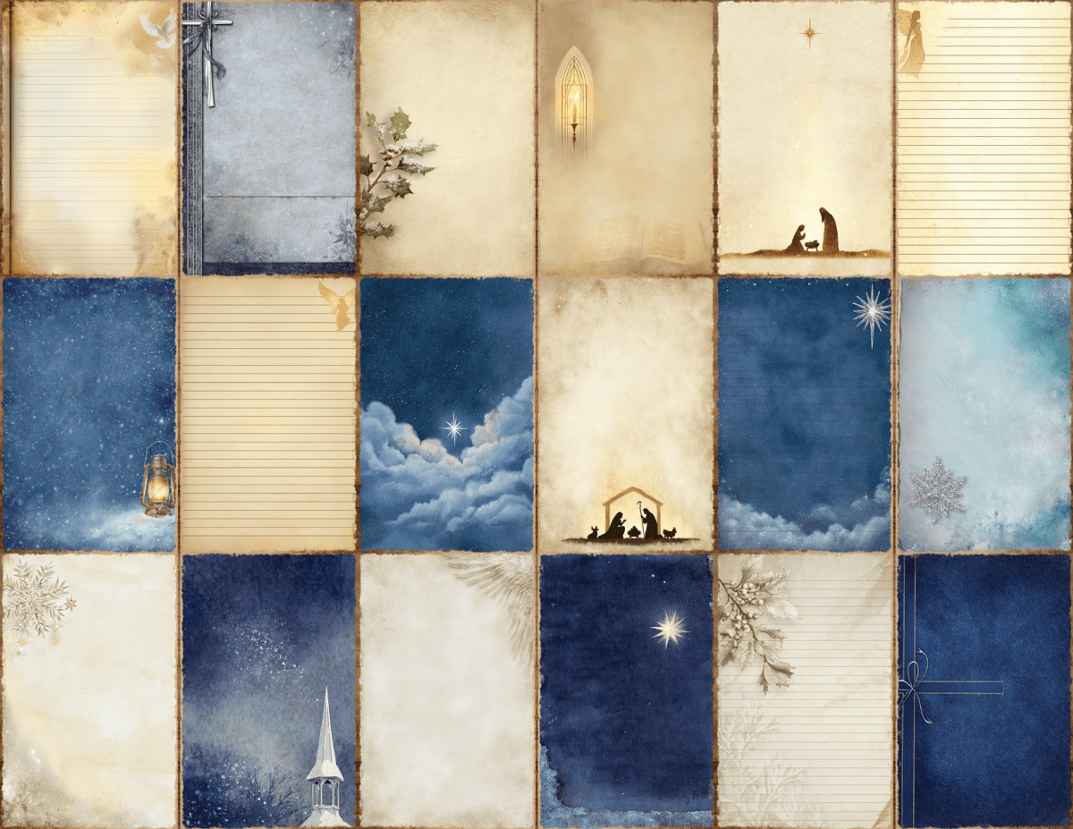 Silent Night Journal Pages All Bundles Journal Pages new bundles all - WondersArtist