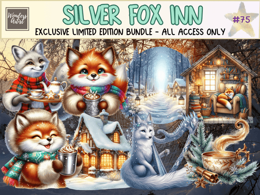 Silver Fox Inn Clipart (LIMITED EDITION) all - access - bundle new bundles all new mini - WondersArtist