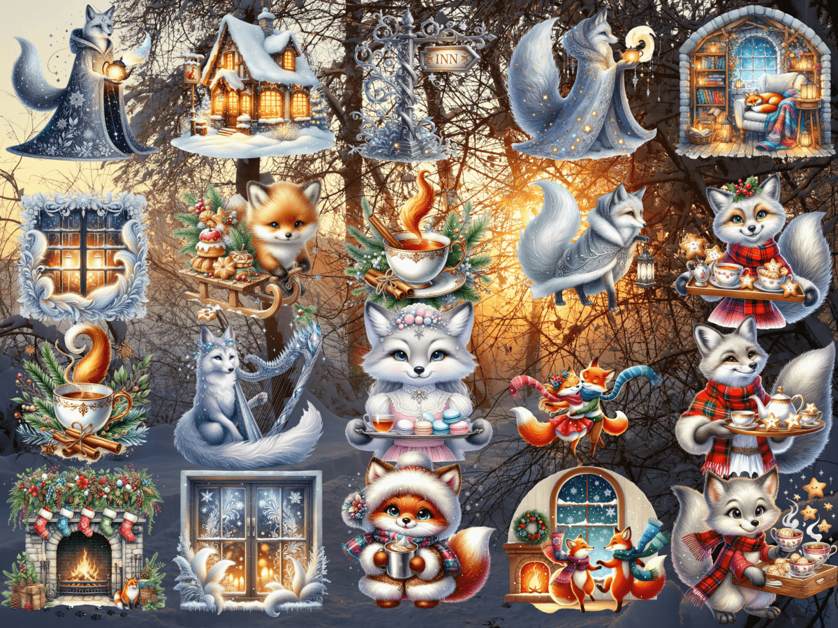 Silver Fox Inn Clipart (LIMITED EDITION) image 3