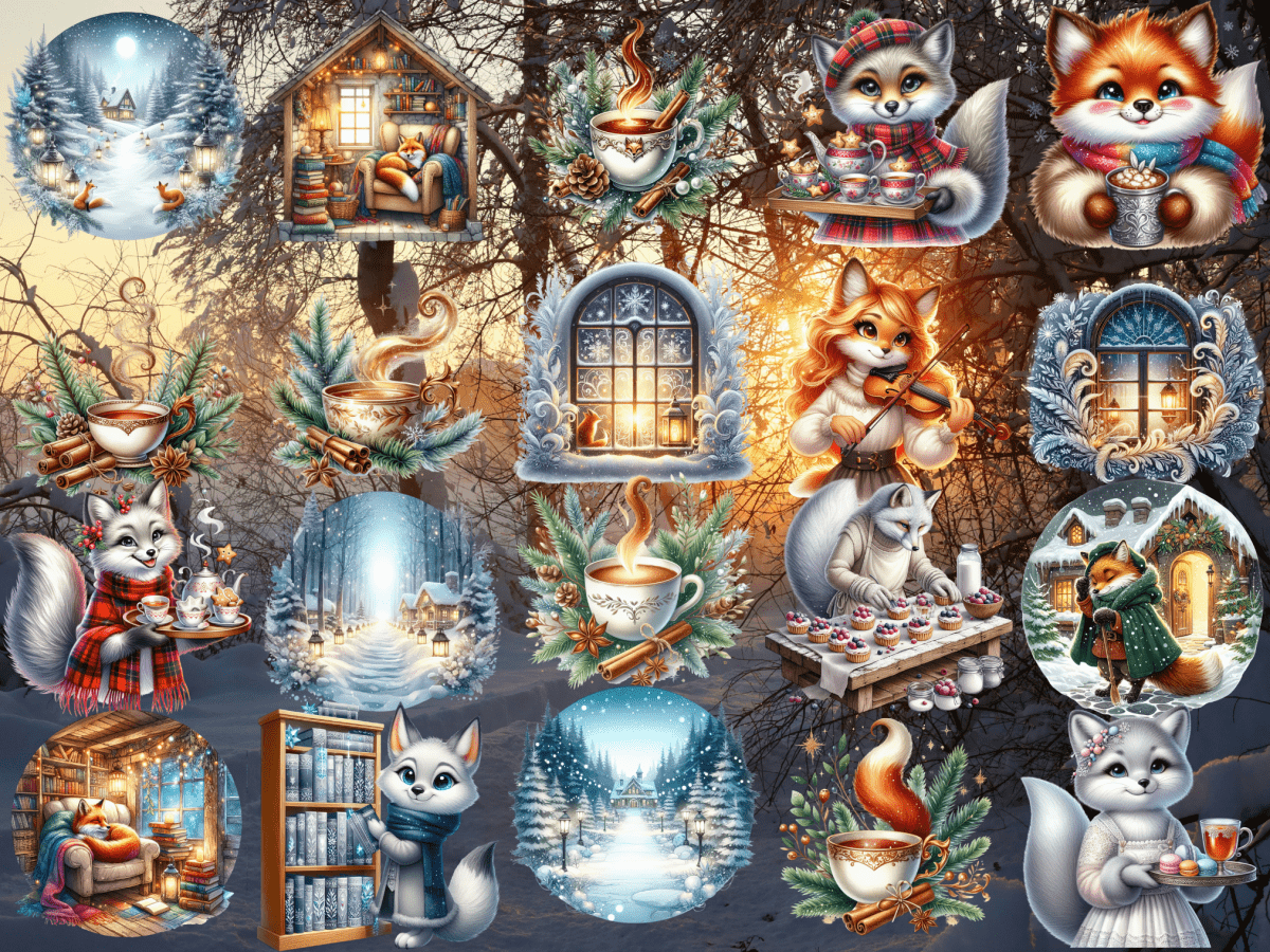 Silver Fox Inn Clipart (LIMITED EDITION) image 2