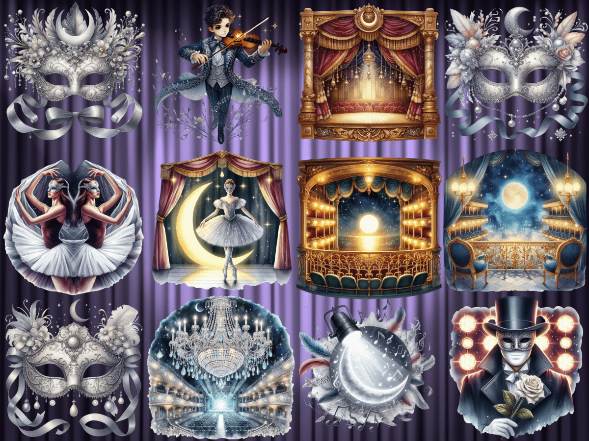 Silversong Theater Clipart (LIMITED EDITION) image 8