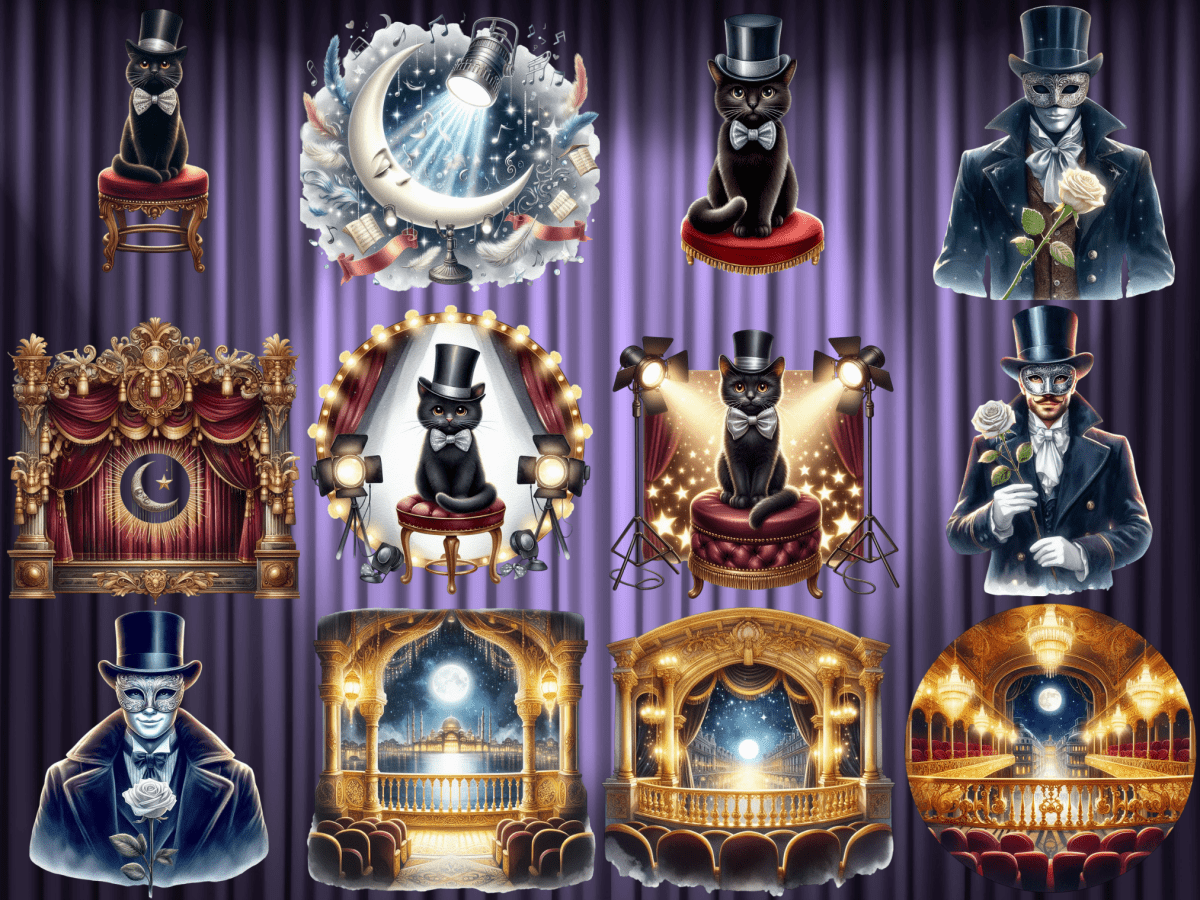 Silversong Theater Clipart (LIMITED EDITION) image 2