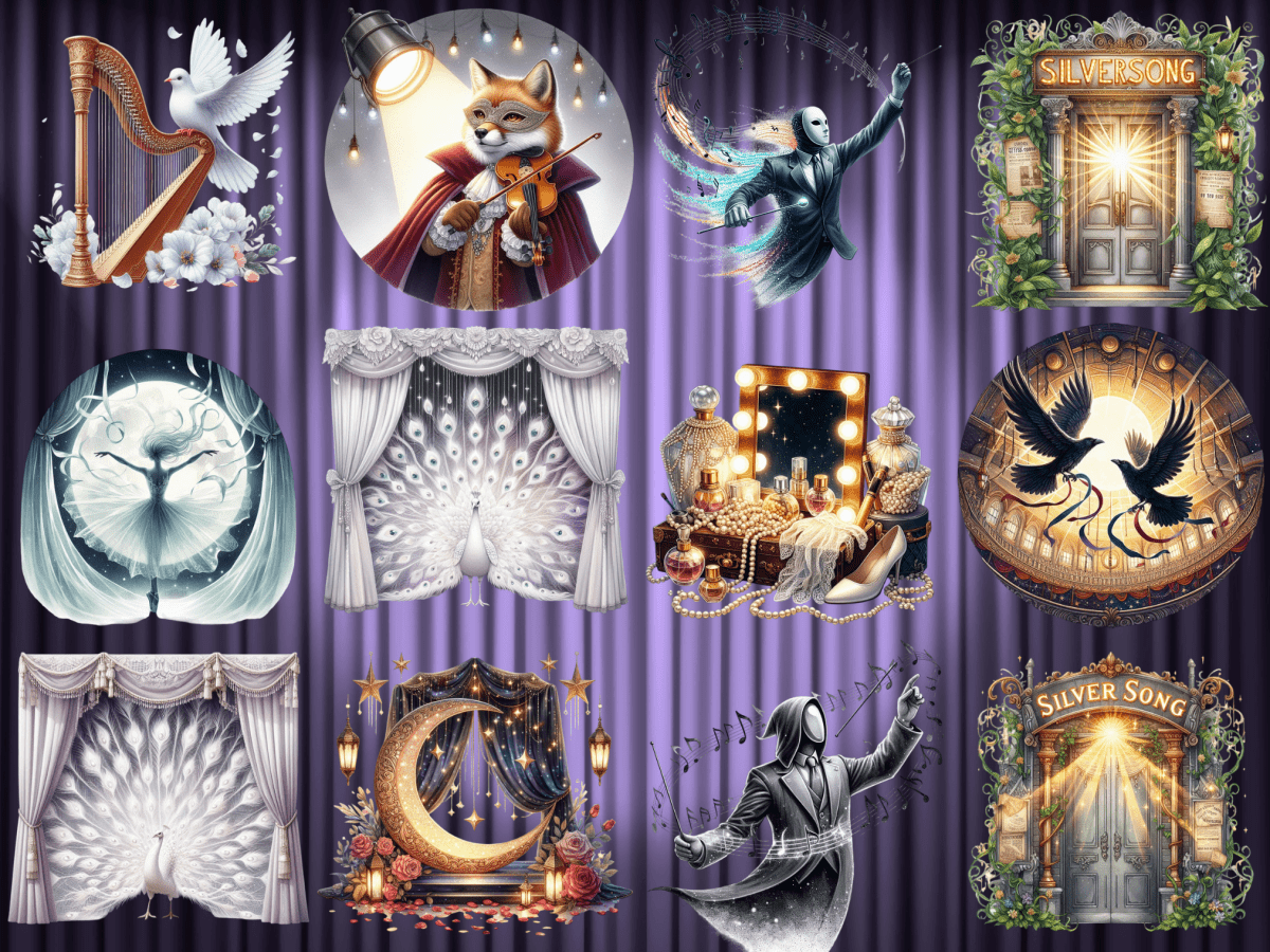 Silversong Theater Clipart (LIMITED EDITION) image 6