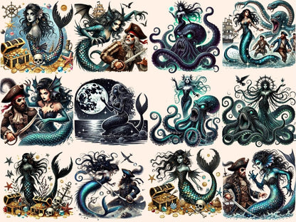 Sirens Clipart fantasy sirens - Wonders Artist