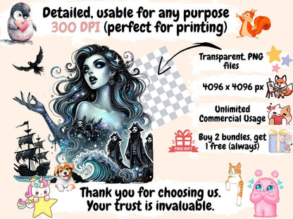 Sirens Clipart fantasy sirens - Wonders Artist