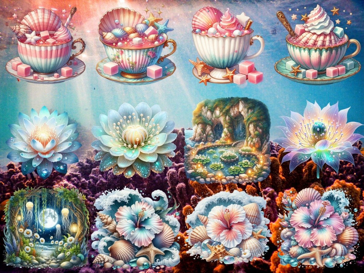 Sirenens hage clipart (BEGRENSET UTGAVE) image 4