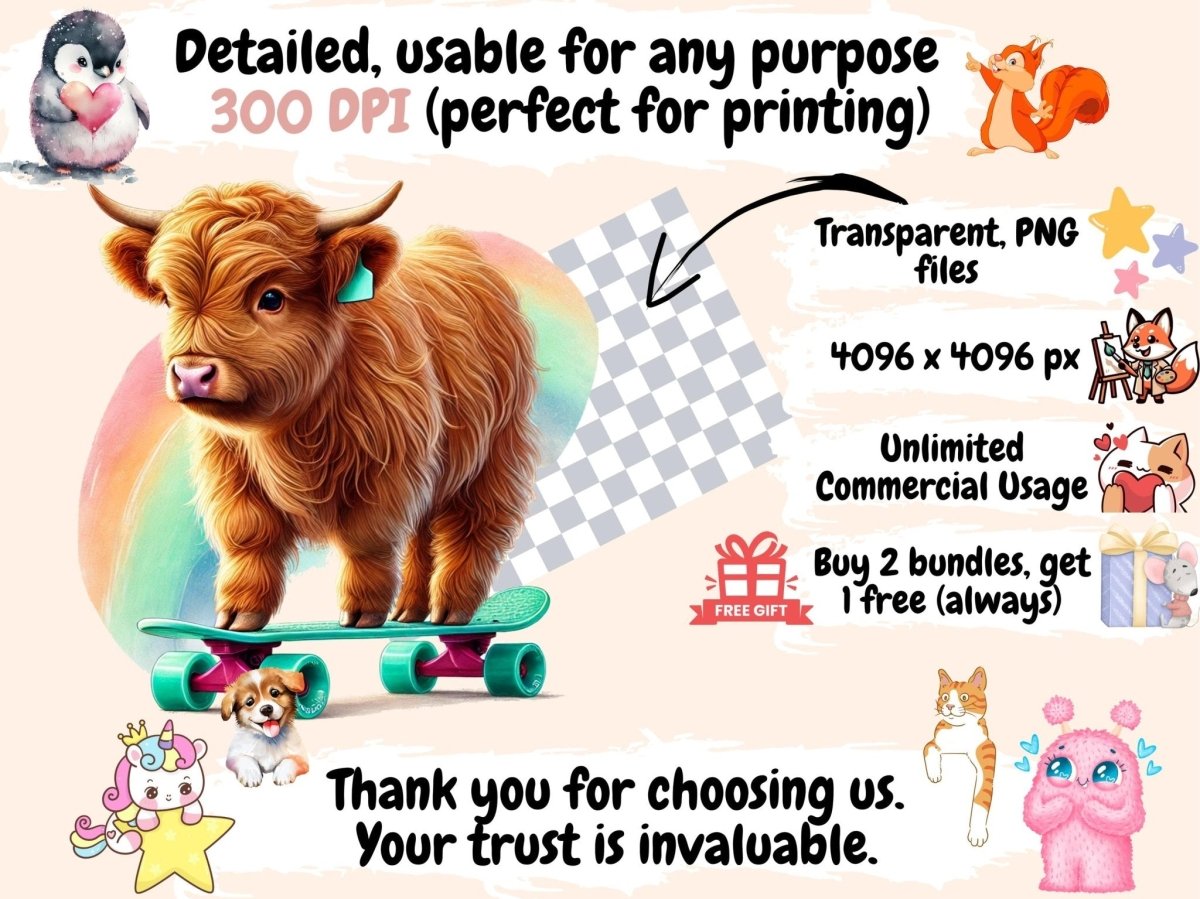 Skateboarding Animals Clipart Animal Clipart - Wonders Artist