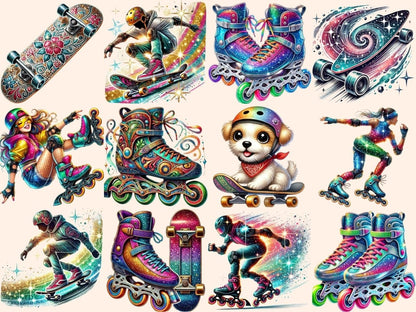 Skating Clipart Ice Skating Art - Wonders Artist