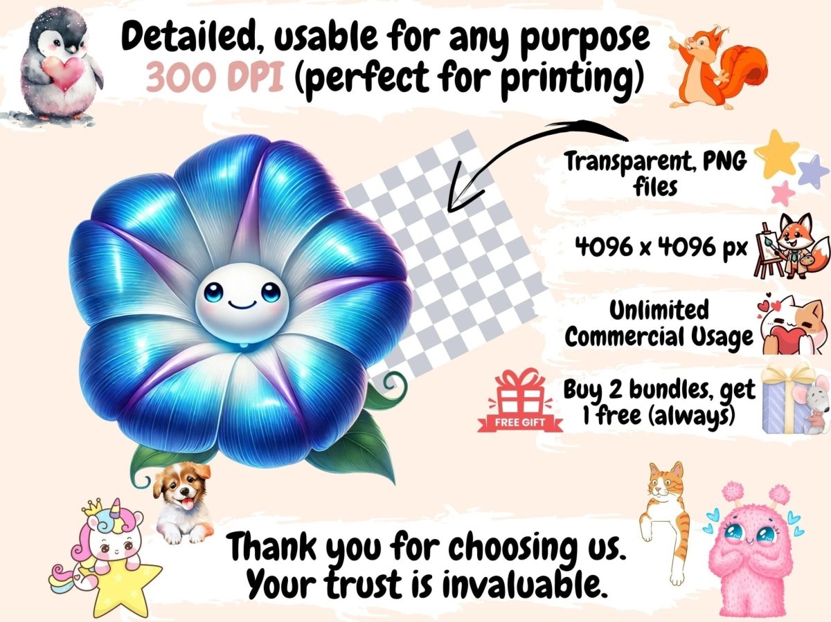 Smiling Flowers (P2) Clipart adorable flower png - Wonders Artist