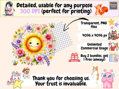 Smiling Suns & Moons Clipart celestial clipart celestial printables cute moon png - WondersArtist