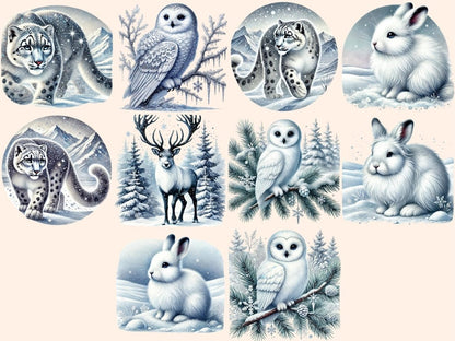 Snow Animals Clipart Arctic Animals - Wonders Artist