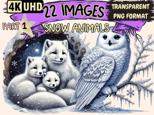 Snow Animals Clipart Arctic Animals - Wonders Artist