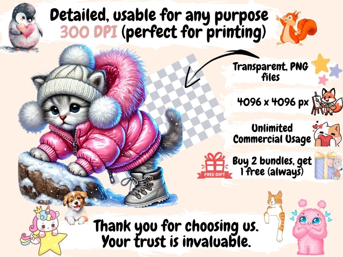 Snow Climbing Animals Clipart alpine creatures art - Wonders Artist