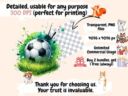 Soccer Clipart Cute soccer art - Wonders Artist
