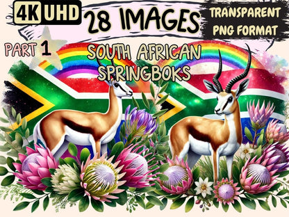 South African Springboks Clipart antelope clipart - Wonders Artist