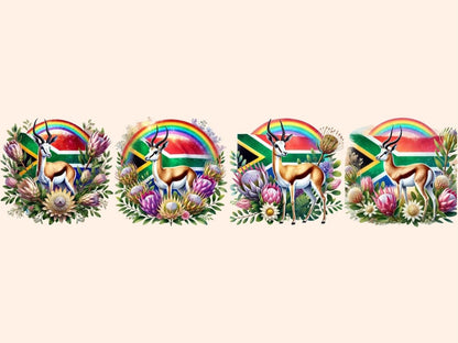 South African Springboks Clipart antelope clipart - Wonders Artist