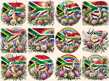 South African Springboks Clipart antelope clipart - Wonders Artist