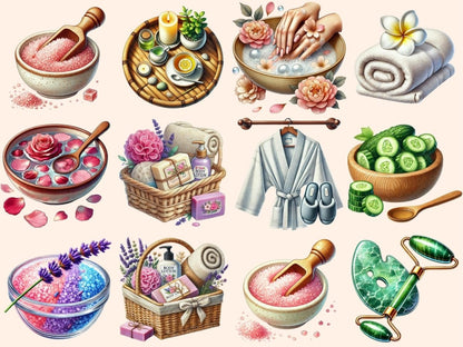 Spa Clipart Luxury Spa PNG - Wonders Artist