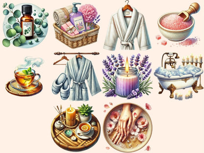 Spa Clipart Luxury Spa PNG - Wonders Artist