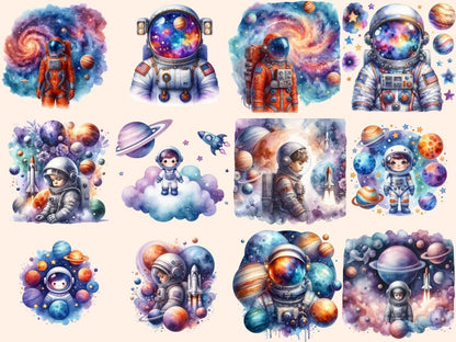 Space Clipart astronaut clipart - Wonders Artist