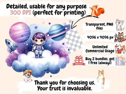 Space Clipart astronaut clipart - Wonders Artist