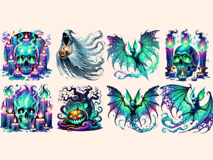 Spectral Halloween Clipart Creepy Ghost PNG - Wonders Artist