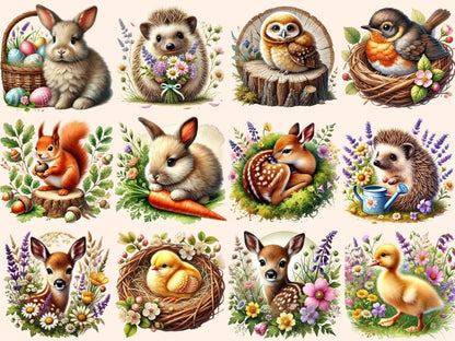 Spring Baby Animals (P3) Clipart baby animals clipart - Wonders Artist