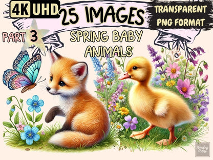 Spring Baby Animals (P3) Clipart baby animals clipart - Wonders Artist