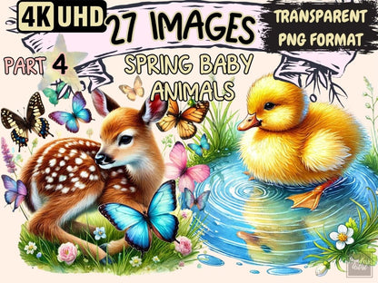 Spring Baby Animals (P4) Clipart baby animals clipart - Wonders Artist