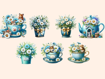 Spring Daisies Clipart Cute daisy art - Wonders Artist