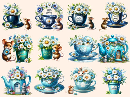 Spring Daisies Clipart Cute daisy art - Wonders Artist