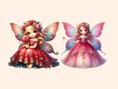 Spring Fairies (P2) Clipart Cute fairy art - Wonders Artist