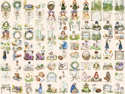 Spring Festival Watercolor Clipart festival clipart floral festival png garden party png - WondersArtist