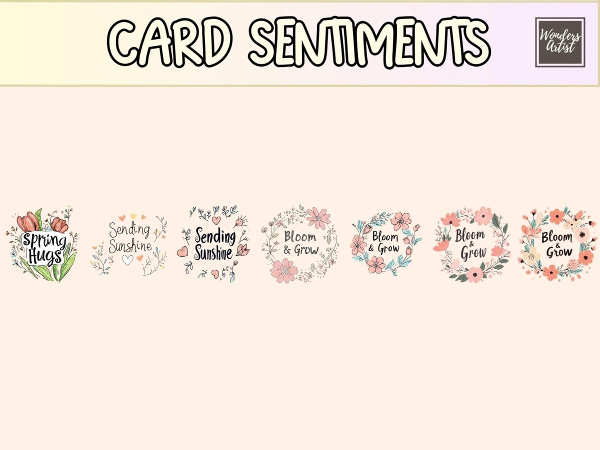 Spring Gnomes Cardmaking Clipart cardmaking clipart - Wonders Artist