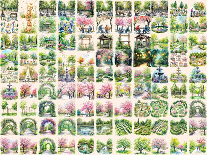 Spring Parks Watercolor Clipart park clipart - Wonders Artist