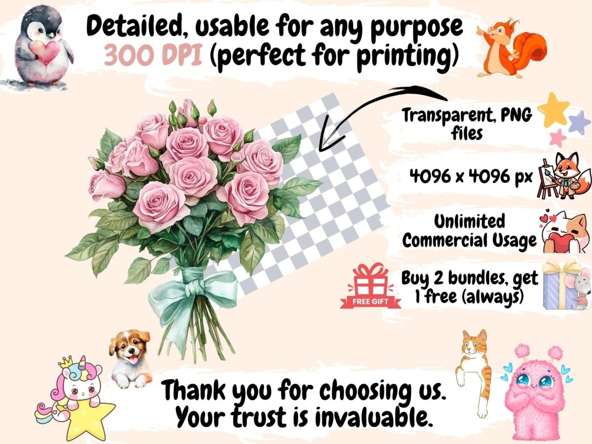 Spring Planner Watercolor Clipart cute planner icons - Wonders Artist