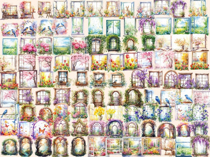 Spring Windows Watercolor Clipart spring clipart - Wonders Artist