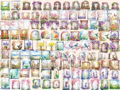 Spring Windows Watercolor Clipart spring clipart - Wonders Artist