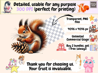 Squirrels (P1) Clipart acorn clipart - Wonders Artist