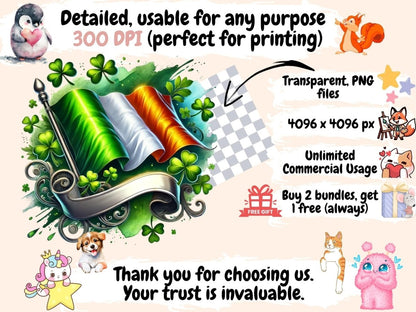 St. Patrick's Day (P2) Clipart Celtic Clipart Art - Wonders Artist