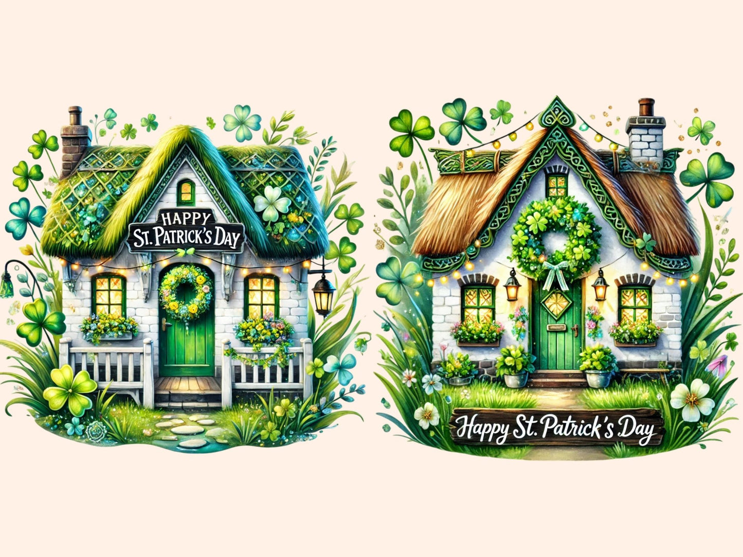 St. Patrick's Day (P3) Clipart - High - Quality Instant Digital Download for Creative Projects