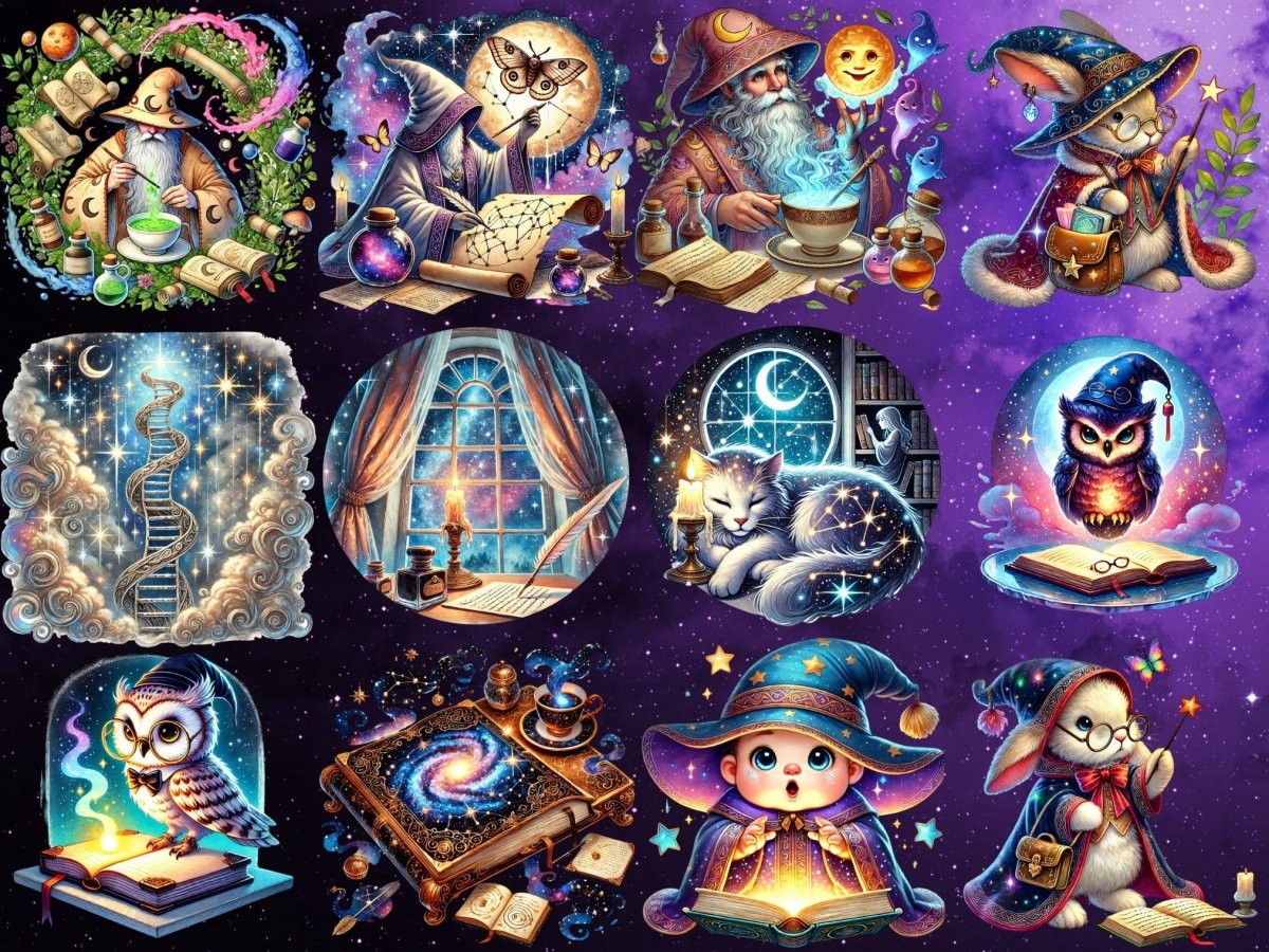 Starfall Bibliothek Clipart (LIMITIERTE AUFLAGE) image 3