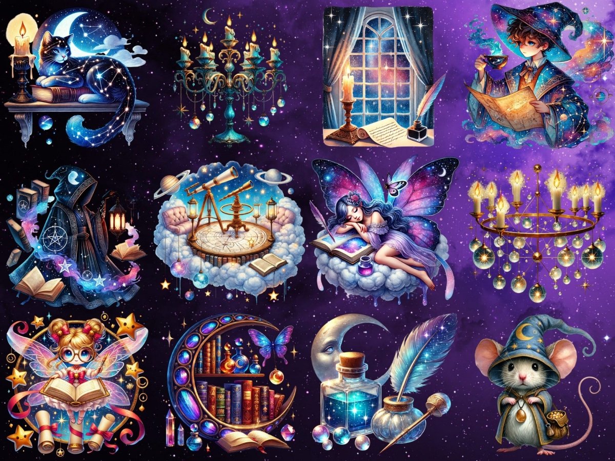 Starfall Bibliothek Clipart (LIMITIERTE AUFLAGE) image 7