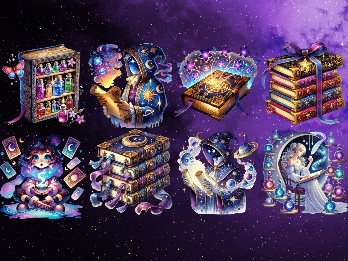 Starfall Bibliothek Clipart (LIMITIERTE AUFLAGE) image 8