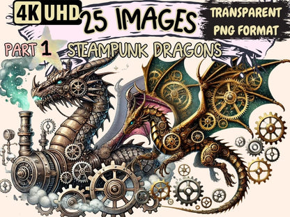 Steampunk Dragons Clipart dragon clipart - Wonders Artist