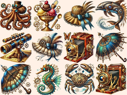 Steampunk Summer (P2) Clipart gears clipart png - Wonders Artist
