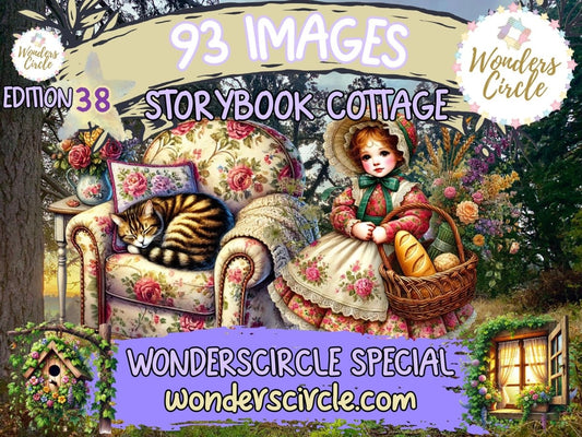 Storybook Cottage Clipart (LIMITED EDITION) all - access - bundle new bundles all new mini - WondersArtist